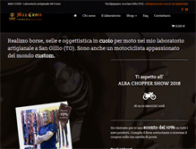 Tablet Screenshot of maxcuoio.com